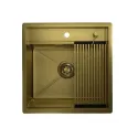 Кухонная мойка GRANULA KS-5051 золото/сатин
