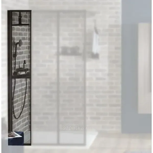 Душевая перегородка JACOB DELAFON Nouvelle Vague 400 E94WS40-B1 прозрачное стекло