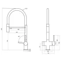 Смеситель EMAR ЕС-7024 PVD Coppery