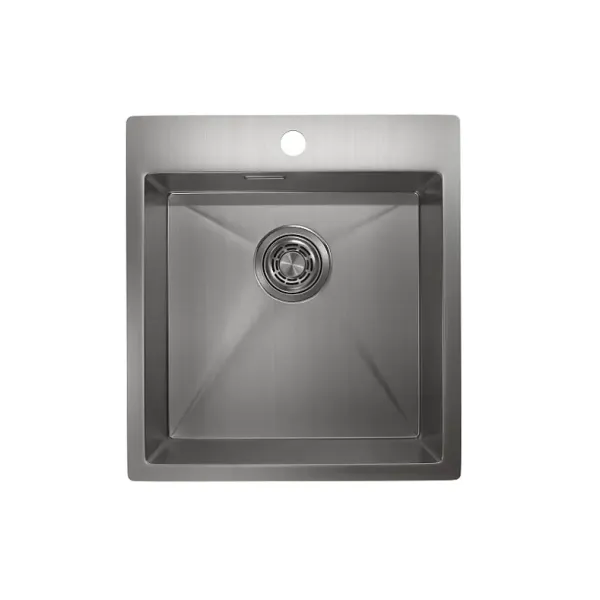 Кухонная мойка GRANULA GR-4600 сталь/сатин