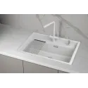 Кухонная мойка GRANULA KS-7301i арктик