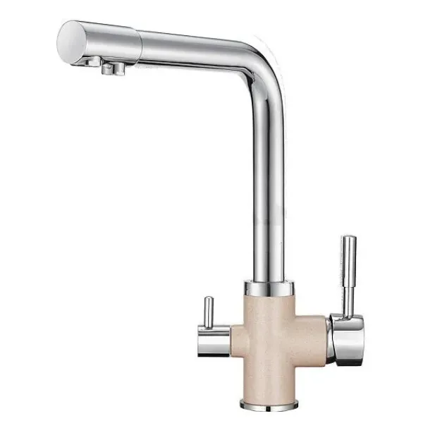 Смеситель GRANULA GR-3015 хром/антик