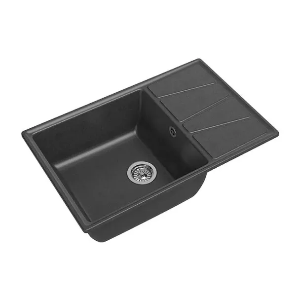 Кухонная мойка GRANFEST GF-V-780L графит