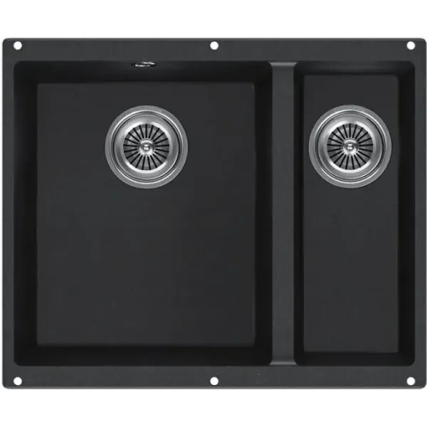 Кухонная мойка KUCHENSTERN UNDER 60-2 антрацит