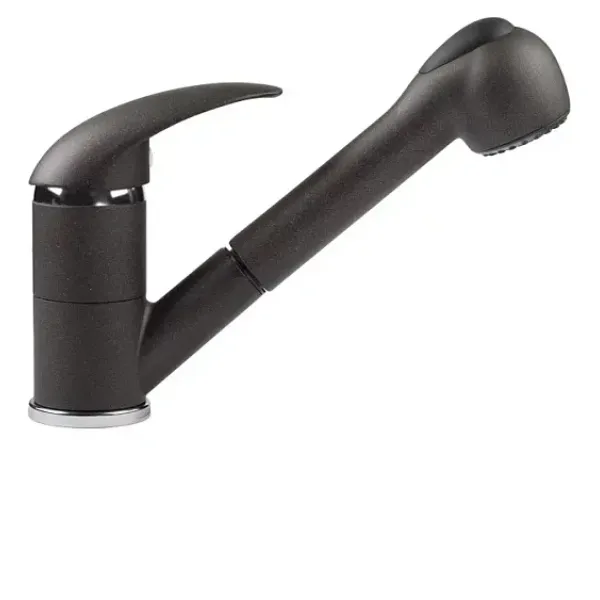 Смеситель для мойки ITALMIX WEB 0800 (LAVA чёрный металлик)