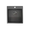 Кухонная мойка GRANULA GR-4600 графит/матовый