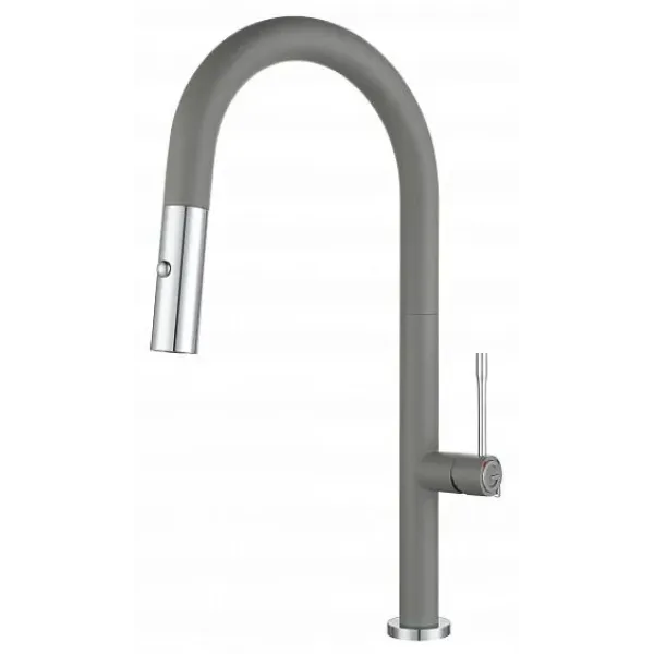 Смеситель RIVELATO Asti grigio metallizzato cromo