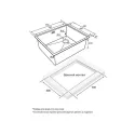 Кухонная мойка PAULMARK Next-540 PM215444-GM-M