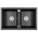 Кухонная мойка GRANULA GR-8101 черный