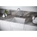 Кухонная мойка PAULMARK GLAMP UNO PM086146-WH
