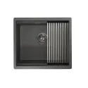 Кухонная мойка GRANULA KS-5045U графит матовый