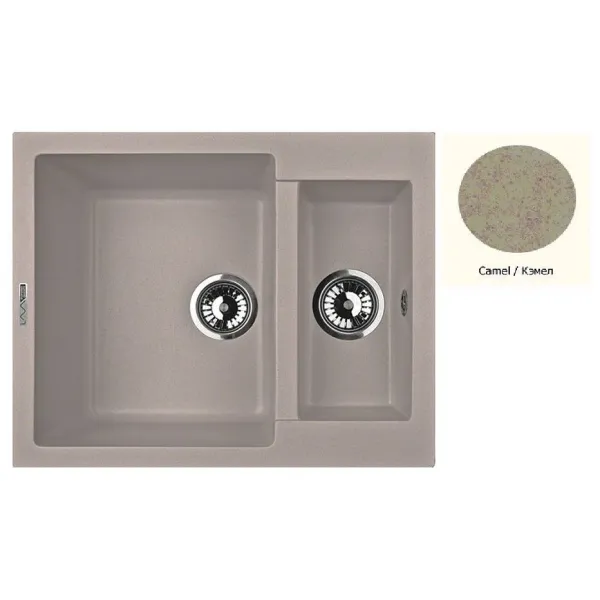 Кухонная мойка LAVA d.1 (camel сафари)