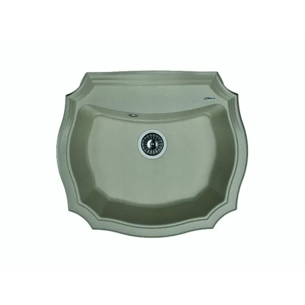 Кухонная мойка FLORENTINA Эмилия 640 серый шелк (20.355.D0640.307)