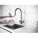 Смеситель KUCHENSTERN UBER-FS 412SS40 нержавеющая сталь