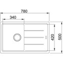 Кухонная мойка FRANKE bfg 611 basis (114.0259.923) бежевый фрагранит