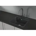 Кухонная мойка GRANULA ST-5001 чёрный