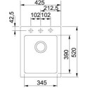 Кухонная мойка FRANKE mrg 610-42 (114.0198.953) оникс