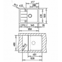 Кухонная мойка TEKA astral 45 b tg quartz (40143507)