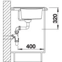 Кухонная мойка Blanco ZENAR XL 6 S чаша справа, доска стекло клапан-автомат InFino® алюметаллик гранит 523946