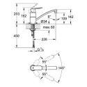 Смеситель GROHE eurosmart cosmopolitan хром 32842000