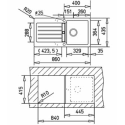 Кухонная мойка TEKA kea 45 b-tg carbon (40143365)