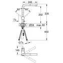 Смеситель GROHE minta суперсталь 32168dc0