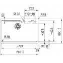 Кухонная мойка FRANKE UBG 610-78 белый (114.0582.219)