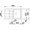 Кухонная мойка BLANCO metra 6s compact (518876)