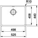 Кухонная мойка FRANKE SID 110-50 полярный белый (125.0443.352)