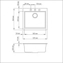 Кухонная мойка OMOIKIRI bosen 57-dc(4993220)