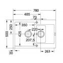 Мойка Franke MRG651-78-автомат,бежевый (114.0198.348)