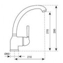 Смеситель KUPPERSBERG gus kg2511 white alabas.