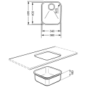 Кухонная мойка SMEG um40