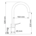 Смеситель WASSERKRAFT Aller 1067 хром