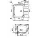 Мойка TEKA 580.500 1b 1/2d микротекстура (pa330m3001)