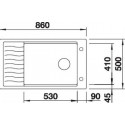 Кухонная мойка BLANCO 520490 ELON XL 8 S Шампань SILGRANIT