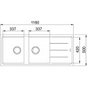 Кухонная мойка FRANKE BFG 621-116 белый (114.0276.593)