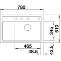 Кухонная мойка BLANCO ZENAR XL 6S Compact 523760 шампань