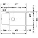 Мойка FRANKE 114.0369.109 FRANKE MRG 611D 3,5 белый, обрачив., вентиль-а