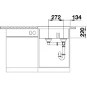 Кухонная мойка BLANCO PLEON 6 Split 521689 антрацит