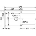 Кухонная мойка FRANKE MRG 611-97 миндаль (114.0490.280)