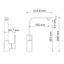 Смеситель WASSERKRAFT Alme 1507 хром