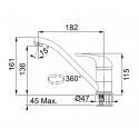 Смеситель FRANKE basic хром (115.0250.147)