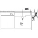 Кухонная мойка BLANCO SUBLINE 700-U Level SILGRANIT кофе с отв.арм. InFino (арт.523547)