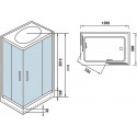 Душевая кабина WELTWASSER WW500 Laine 1202