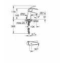 Смеситель GROHE Eurosmart 23372002