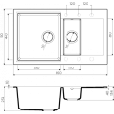 Кухонная мойка OMOIKIRI Daisen 86-2-GR (4993475) Artgranit/Leningrad grey