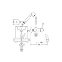 Смеситель BUGNATESE DENVER BN.DNV-6402BR бронза