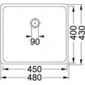 Кухонная мойка FRANKE kbx 110-45