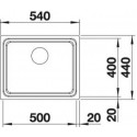 Кухонная мойка BLANCO ETAGON 500 - IF 521840 нерж.сталь